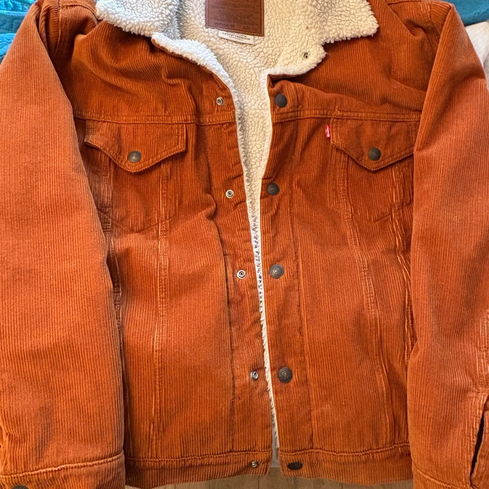Levi’s Men's Corduroy Sherpa-Lined Jacket XL